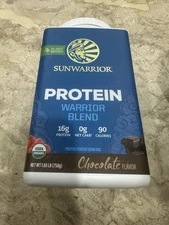 SunWarrior Warrior Blend - Plant Based Organic Protein Chocolate 750 grams