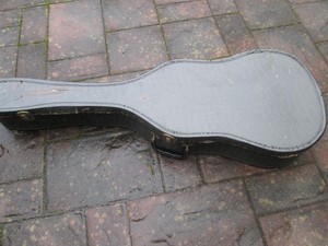 Vintage '50s GATOR PATTERN CHIPBOARD  Parlor Guitar CASE -  ****CASE ONLY****