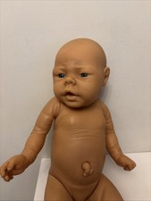 Vintage Jesmar Baby Newborn Doll With Cord Made in Spain Soft Vinyl 1980s Girl