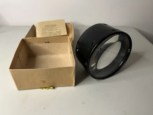 Large Vintage Soviet Optical Glass Lens115mm Military Projector Rangefinder Part