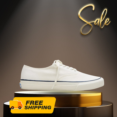 [FASH SALE] Sperry CVO Reissue Deck Sneakers Men's White Width M NEW