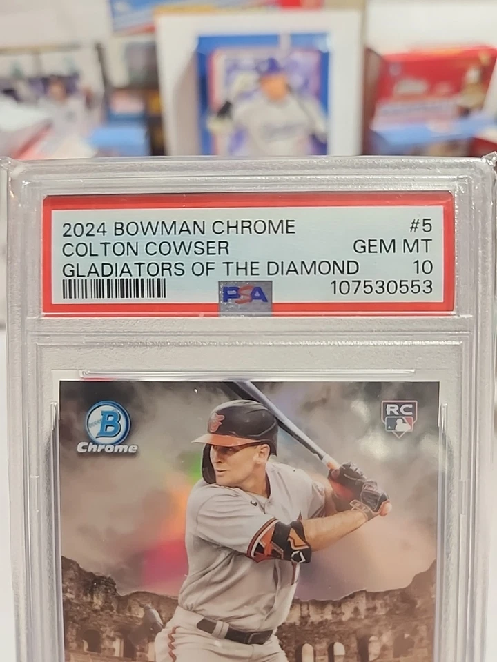 2024 Bowman Chrome - Gladiators of the Diamond Colton Cowser #GOTD-5 (RC) - Image 3 of 4