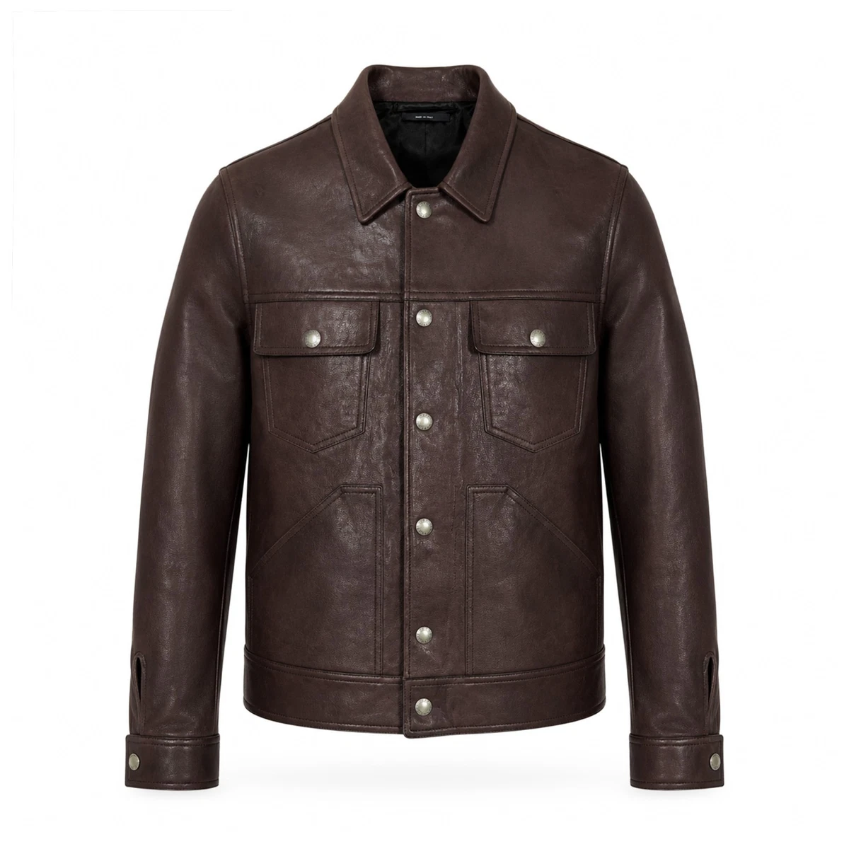 Tom Ford Brown Leather Outer Shell Coats, Jackets & Vests for Men 