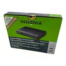 Insignia Digital to Analog TV Converter Box NS-DXA1 Complete Untested