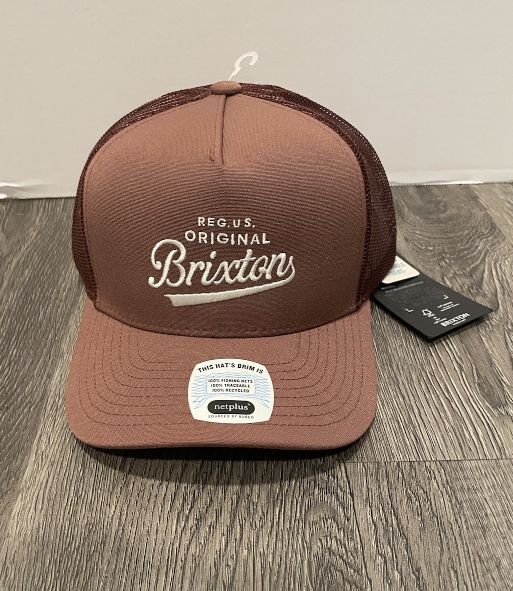 Brown Adjustable Snapback Mesh Cap Netplus