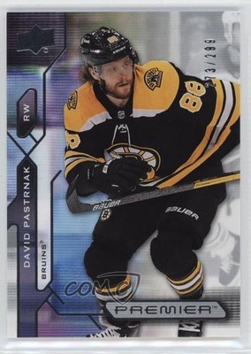 2021-22 Upper Deck Premier /299 David Pastrnak #37 k4s