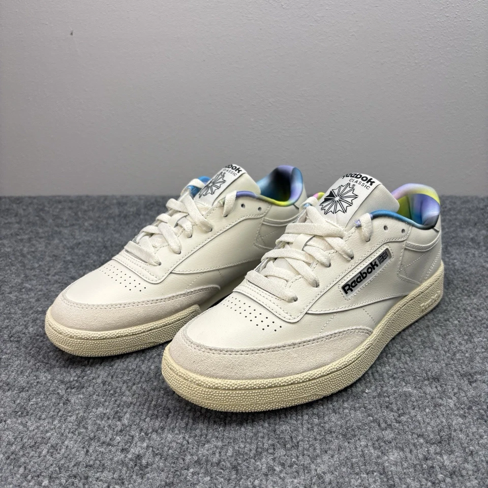 Zapatillas Tenis Reebok Club C 85 Chalk Seclte Mujer’s 9 (Hombre’s 8) Clásicas Nuevas Retro Foto 3 de 4