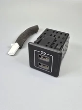 2016-2019 NISSAN TITAN REAR CENTER CONSOLE USB AUX JACK PORT MEDIA HUB OEM