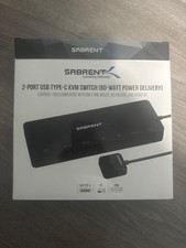 Sabrent USB Type-C Dual KVM Switch With Power...