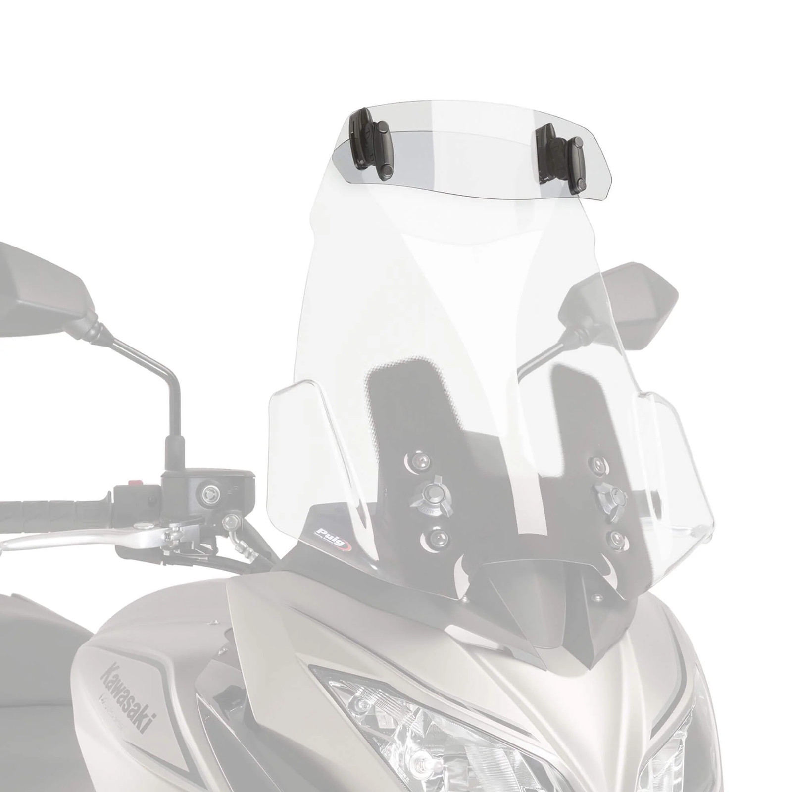 Puig Screen Deflector - Clip On (277x100mm) | Clear
