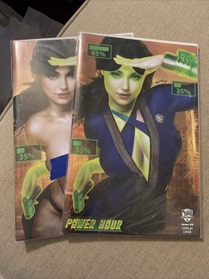 Power Hour #2 Cosplay Shikarii Fallout V.A.T Variant Cover Black Ops LTD 100