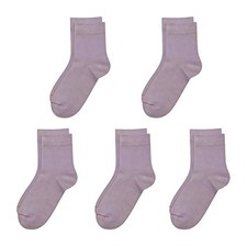 Kids Viscose Bamboo School Socks Soft flate Seam Color Anti Odor Thin