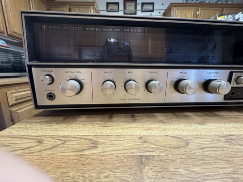 KENWOOD KR-6200 VINTAGE AM/FM STEREO RECEIVER - SERVICED - CLEANED - TESTED - Picture 5 of 11