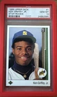 1989 UPPER DECK #1 KEN GRIFFEY JR RC ROOKIE PSA 10 GEM MINT