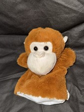 Books A Million Brown Monkey Plush Hand Puppet
