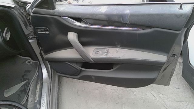 17 MASERATI GHIBLI Front Door Trim Panel Right passenger black leather