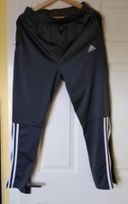 Adidas Grey Tracksuit Bottoms Joggers 164cm  13-14 years Old Will Fit S/8 unisex