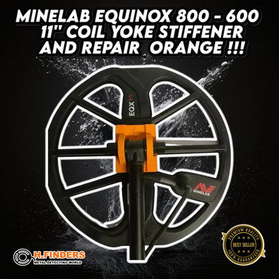 Minelab Equinox 800 - 600 - 11'''' Spulenpasse Versteifung und Reparatur - orange!!!