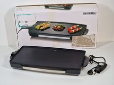 Severin KG 2397 Elektro Tischgrill Temperatureinstellung Edelstahl 2200W Grill