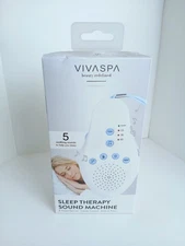 Vivaspa Sleep Therapy Sound Machine, 5 Sounds, Timer