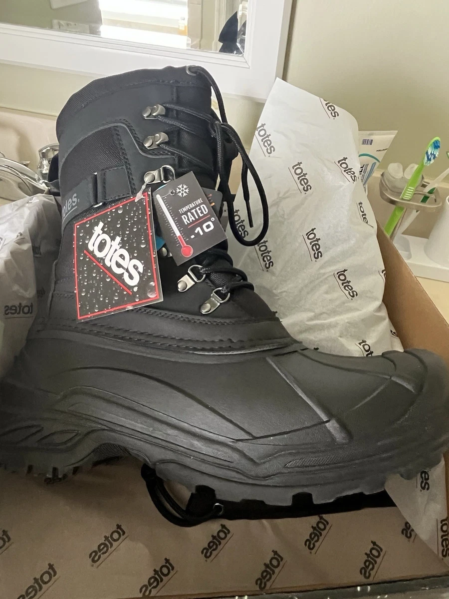 Totes M Black Boots for Men for sale | eBay display picture 1