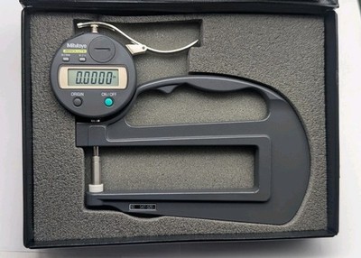MITUTOYO 547-520 ABSOLUTE DIGIMATIC DEEP THROAT THICKNESS GAGE CERAMIC FACES
