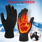 Cold Weather Thermal Gloves Winter Gloves with Grip Enhancement with Touchscreen