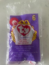 Happy Toy Animal 6 1998 Ty McDonalds Mini Teenie Beanie Babies Sealed New