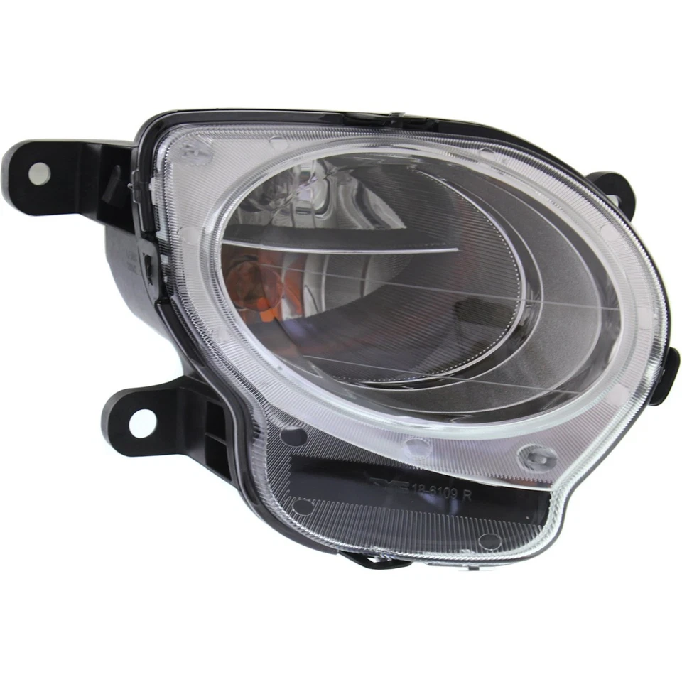 Turn Signal Light Set For 12-19 Fiat 500 Convertible Hatchback LH RH Chrome Trim - Image 3 of 4