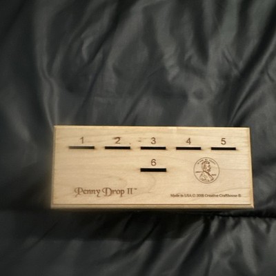 Creative Crafthouse Penny Drop II Wooden Dice Game, 2+ Players, Ages 8-11