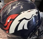 Jake Plummer Denver Broncos Autographed Football Helmet JSA Authenticated