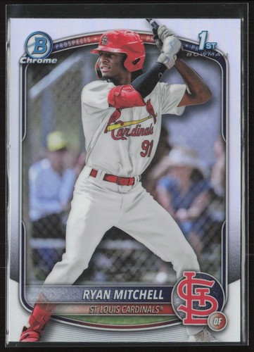 2025 Bowman Draft Ryan Mitchell Chrome Refractor #BDC-77 1st St. Louis Cardinals
