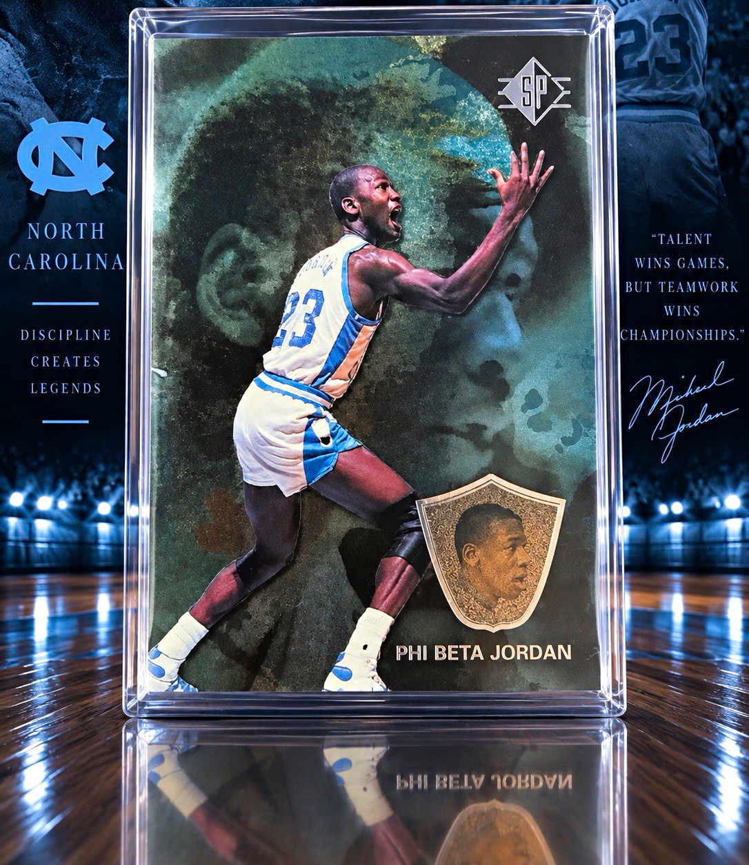 Upper Deck 1998-99 SP Top Prospects Phi Beta Jordan Michael Jordan #J10 UNC