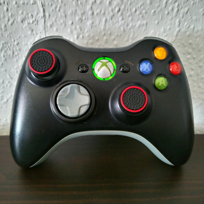 Microsoft Xbox 360 Wireless Controller Gamepad für Xbox 360 Schwarz/Grau