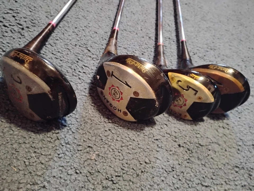 Palos de golf Ben Hogan de madera vintage 1, 3, 4 y 5 Foto 3 de 4