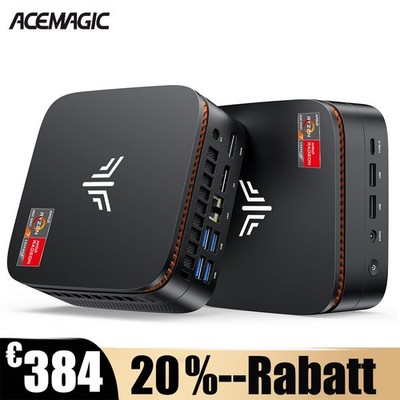 NIPOGI H1 Mini PC AMD Ryzen 7 6800H 32GB DDR5 512GB SSD Win11 Pro WiFi6E BT5.2