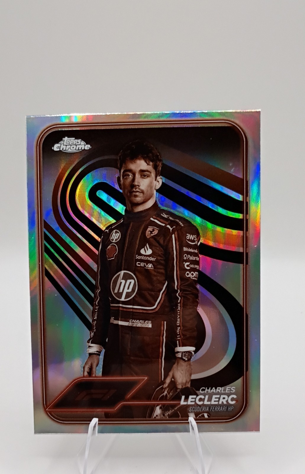 2024 Topps Chrome Formula 1 - F1 Drivers Charles Leclerc #3 Sepia Refractor