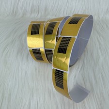 425 Gold Nail Extension Forms Professional Guide Stickers for UV Gel & Acrylic