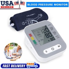 Automatic Digital Upper Arm Blood Pressure Monitor Accurate BP Cuff Pulse Meter