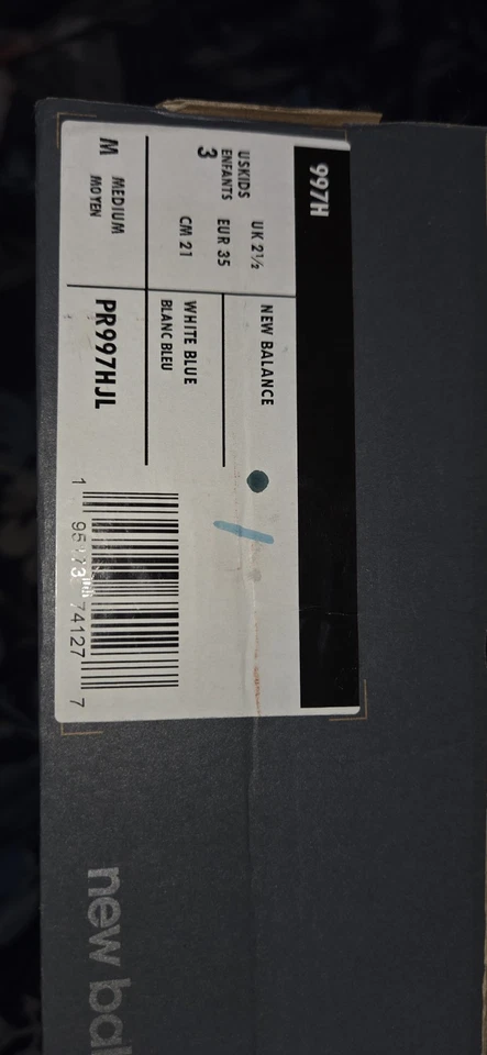 New Balance 997H infantil TAMANHO 3 - Imagem 2 de 4