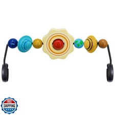 iGRATENS Baby Bjorn Bouncer Toy Bar, Hand-Painted Wooden Toy for