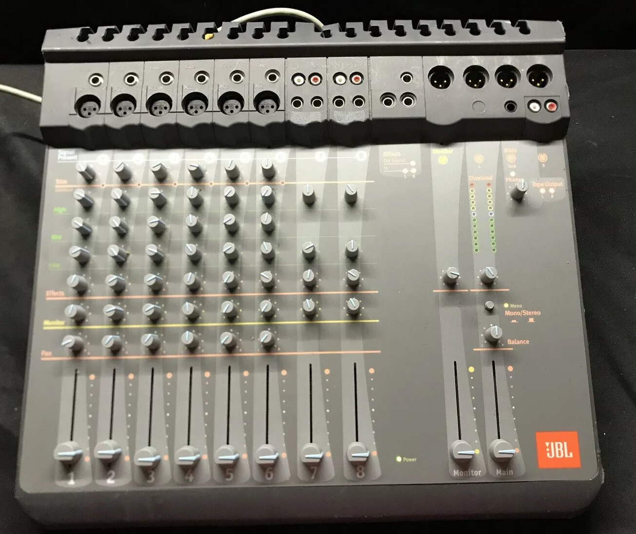jbl eon mixer