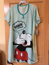 New Disney Store Mickey Mouse Nightshirt Nightgown Women many sizes