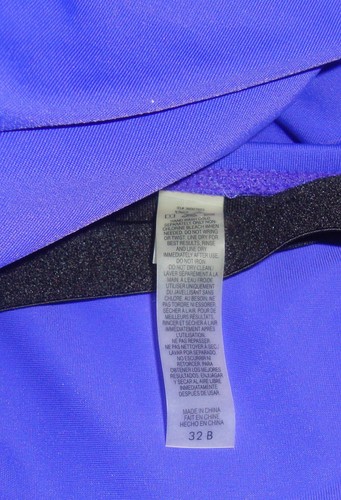 Victoria's Secret Unforgettable Ruched Sides Padded Tankini Top Size 32 B - Picture 5 of 5