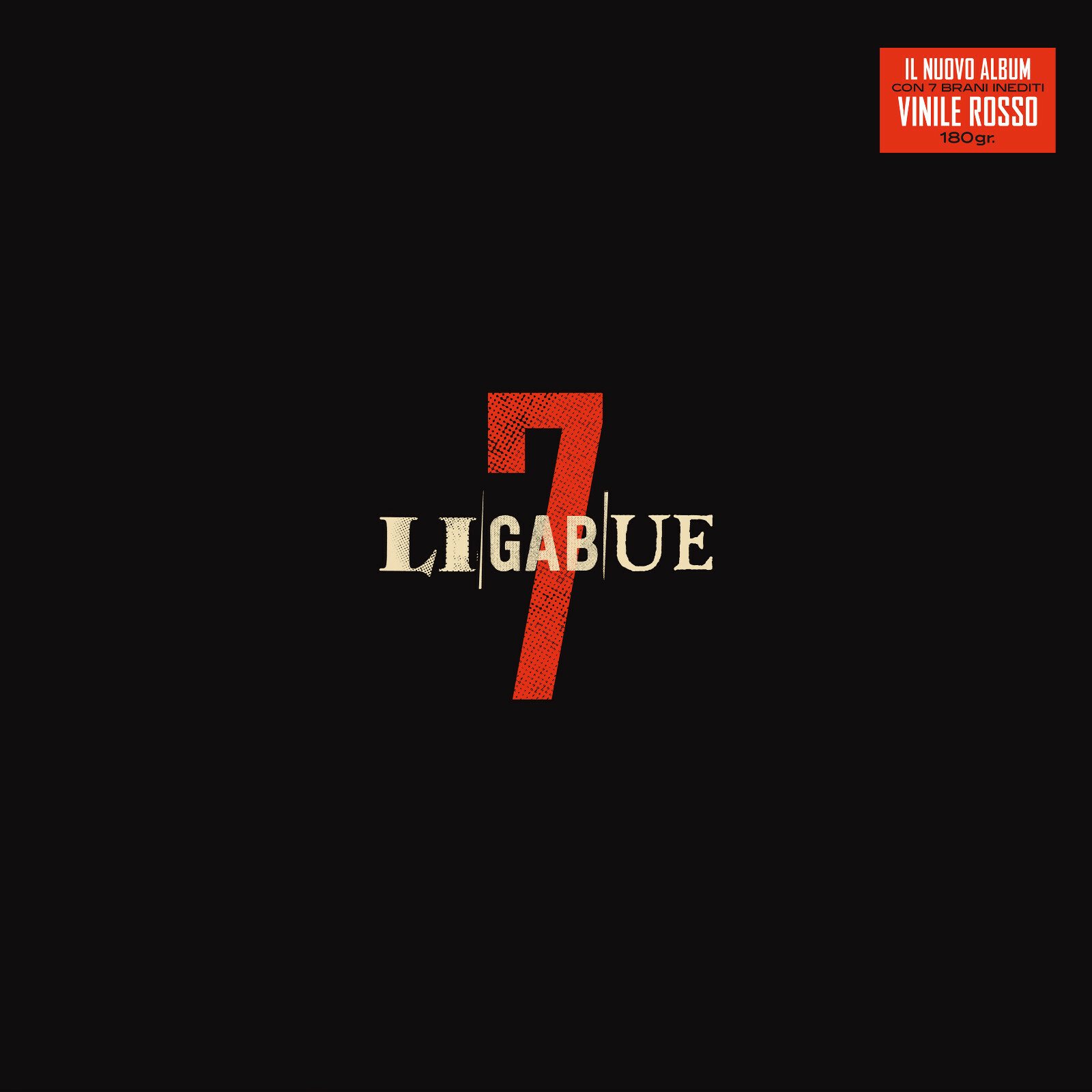 Ligabue 7 Colored Vinyl LP Red New Sealed