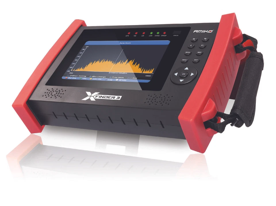 Amiko X-Finder 3 HEVC Satellite,Terrestrial & Cable Finder DVBS/S2 DVBT/T2 DVB-C