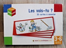 Jeu éducatif pour enfants de 3 à 6 ans - Les vois-tu? - 36 cartes à associer