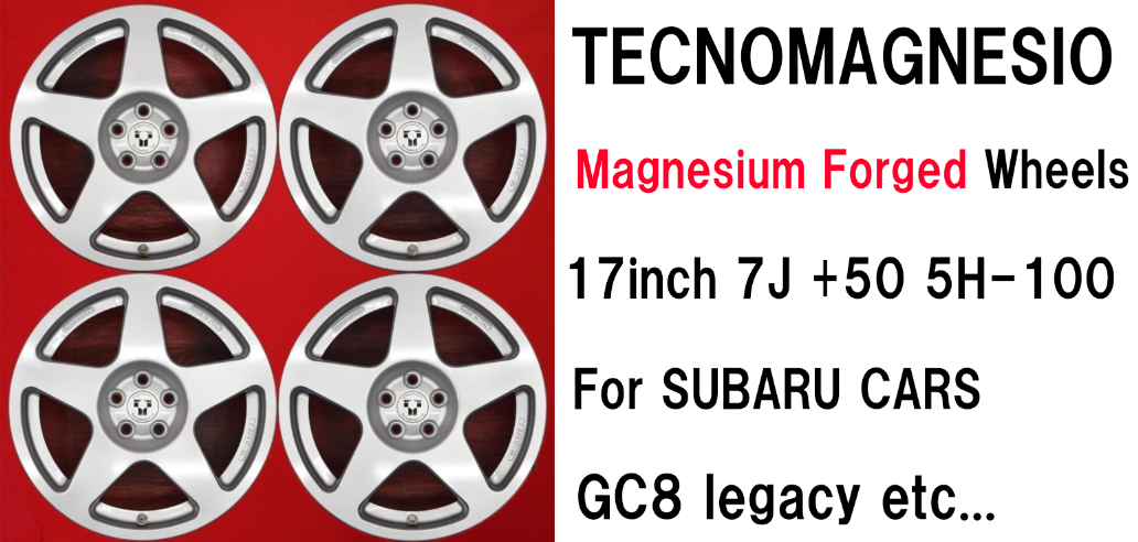 GC8 Impreza Legacy For TECNOMAGNESIO 201A Magnesium Forged Wheels