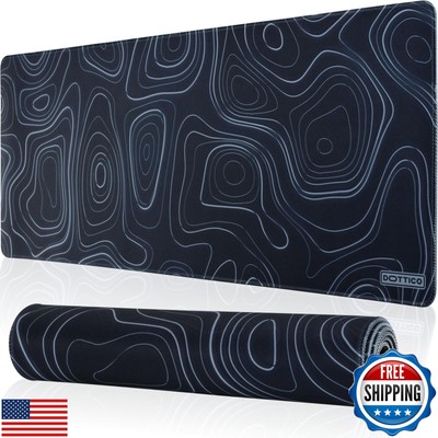DOTTICO XL Large Gaming Mouse Pad for Desk - Desk Mat for Keyboard and Mouse 