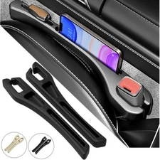 2PS Car Seat Gap Filler Universal Truck Van Organizer Prevent things Falling off
